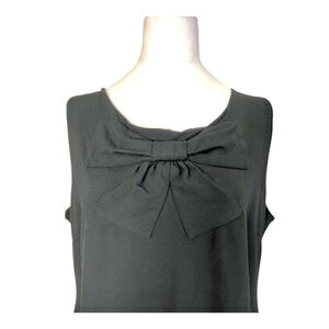 Banana Republic Bow sleeveless TopXL Black